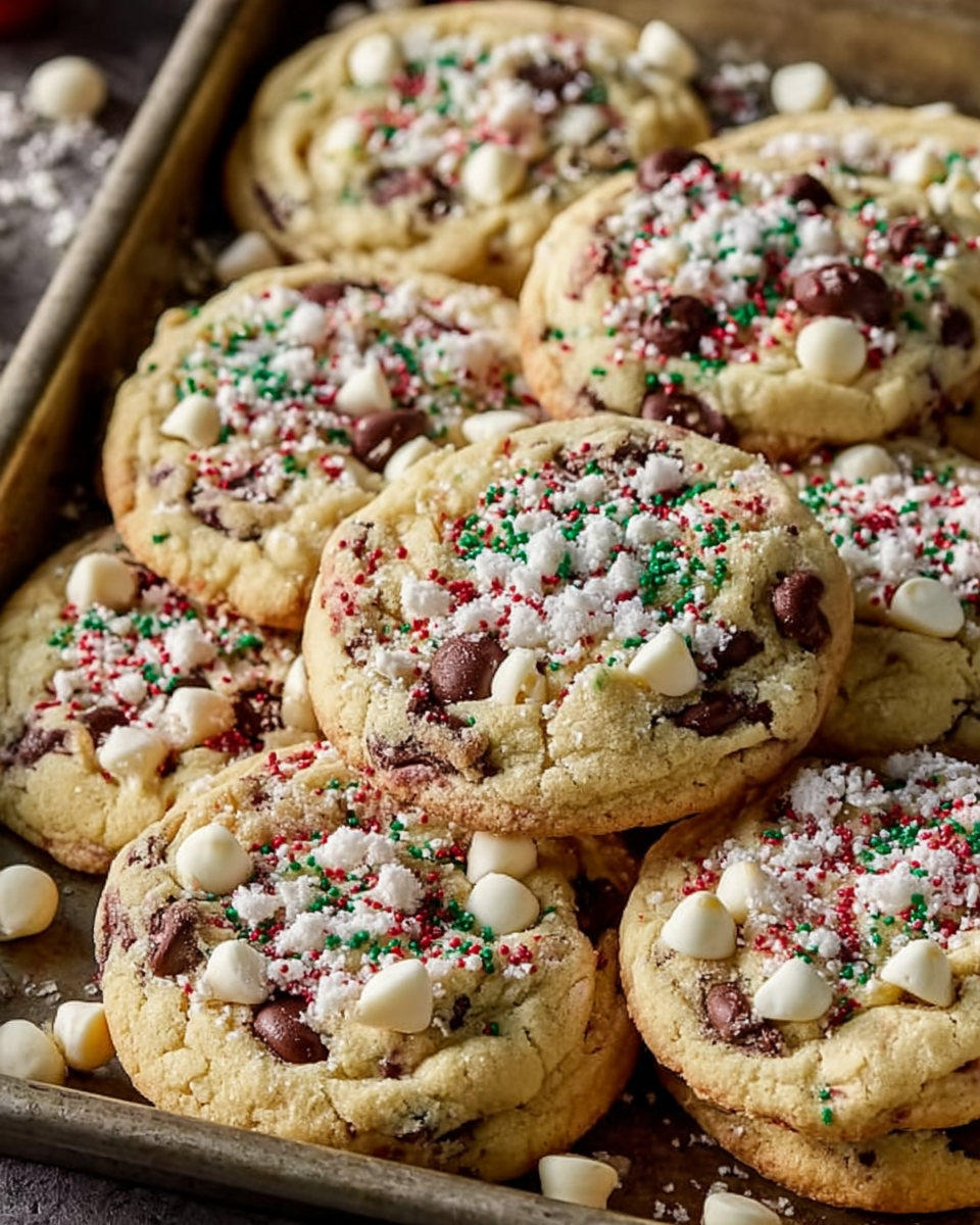 EASY WINTER WONDERLAND CHOCOLATE CHIP COOKIES