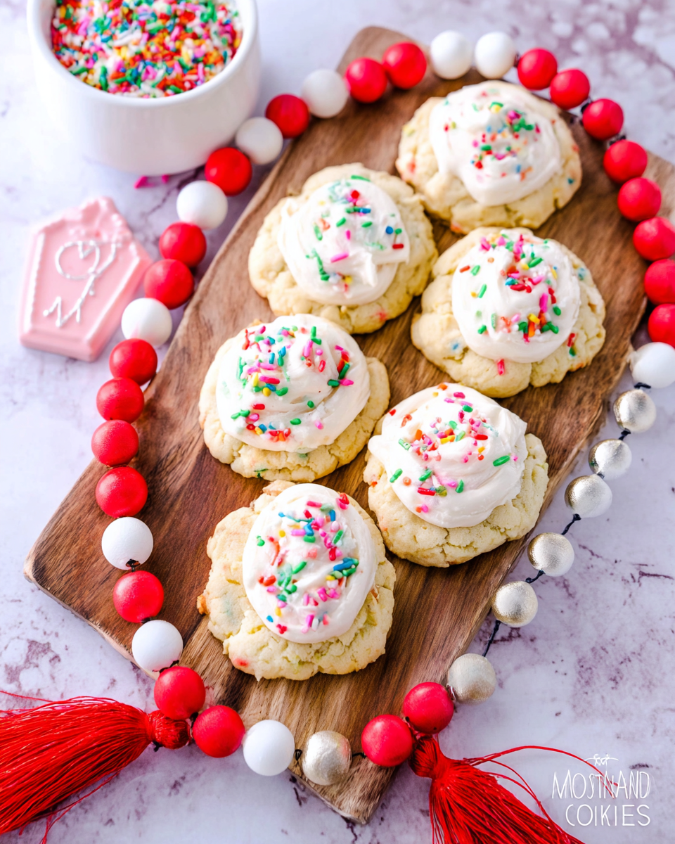 Confetti Cake Mix Cookies