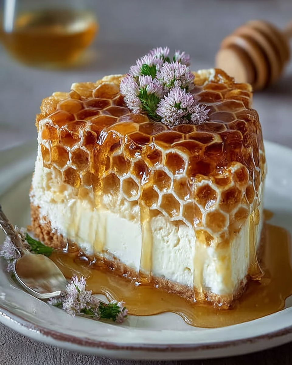 Honeycomb Cheesecake Cake