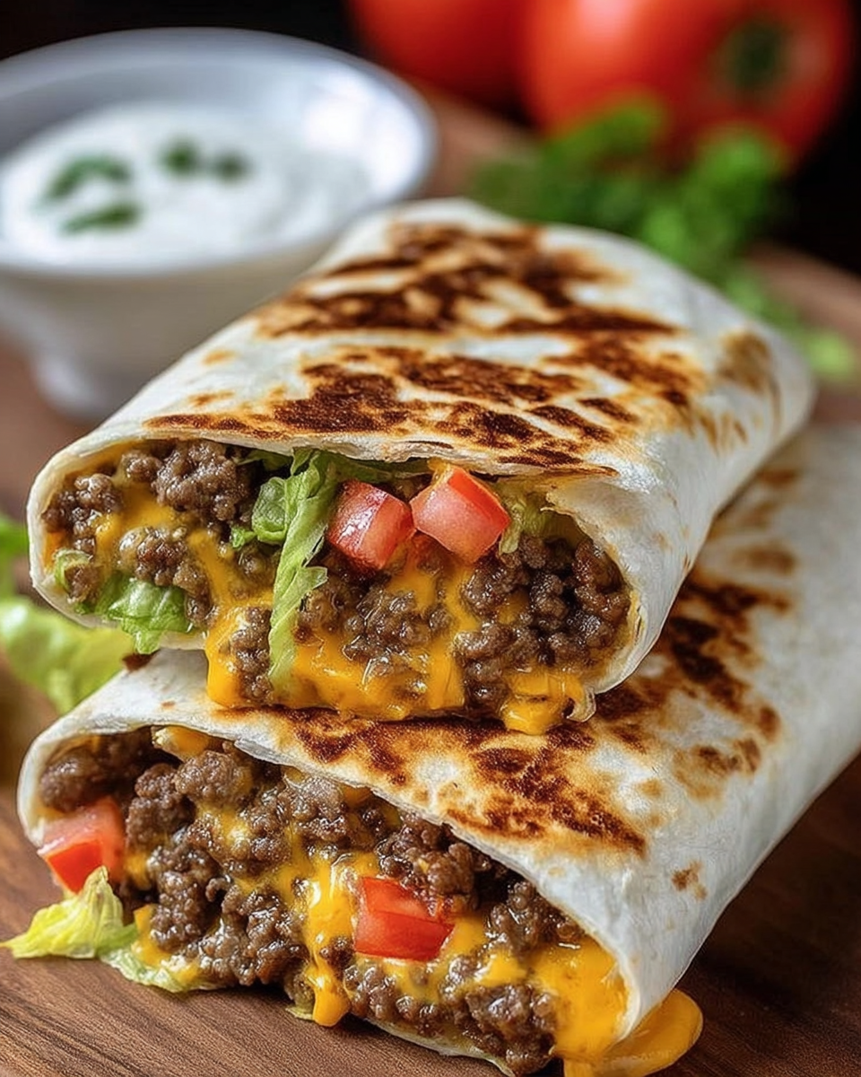 Cheeseburger Crunch Wrap