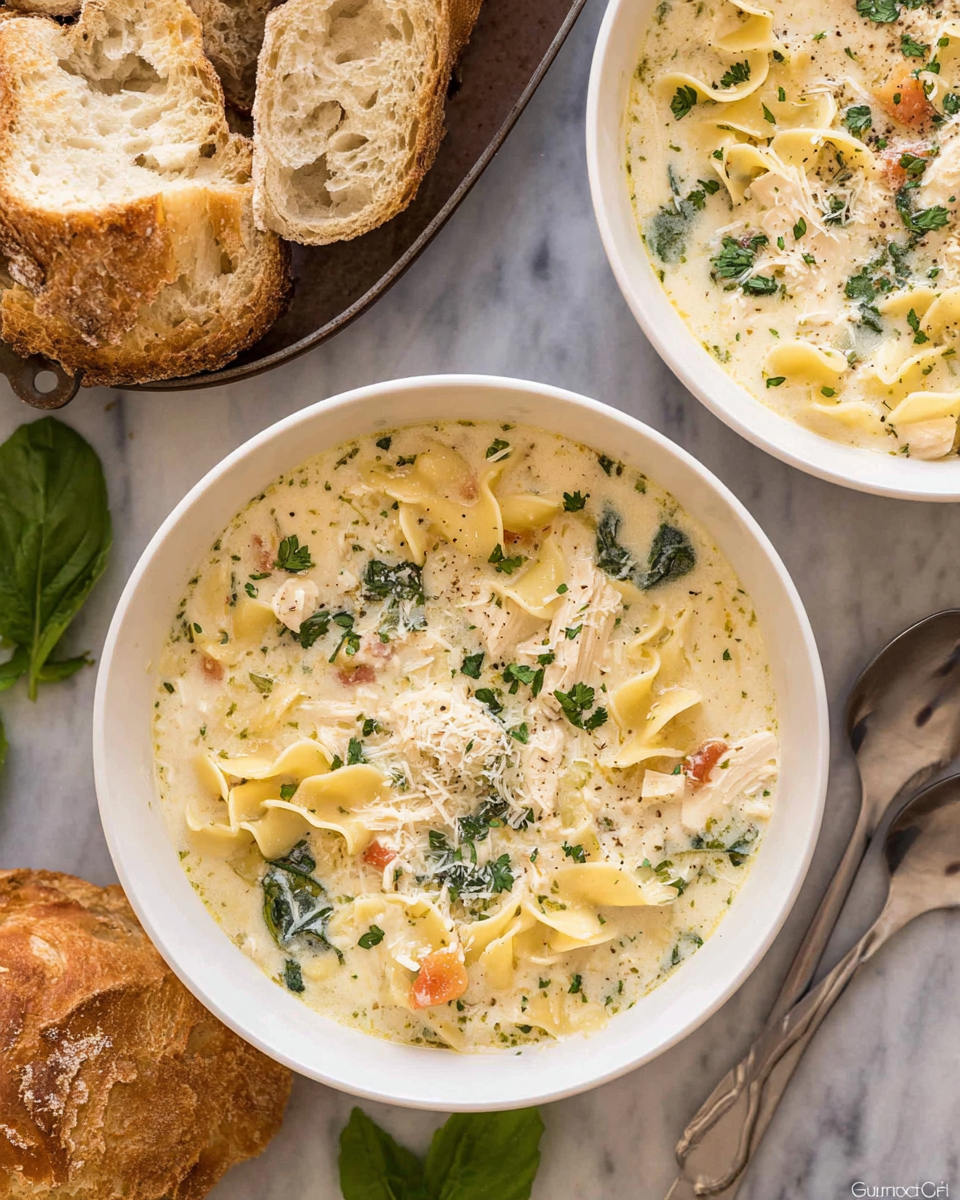 White Lasagna Soup