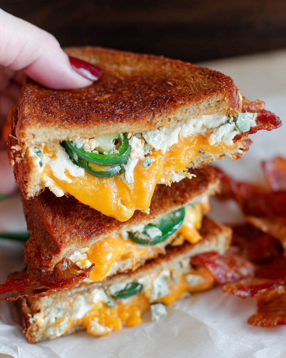 Jalapeño Popper Grilled Cheese