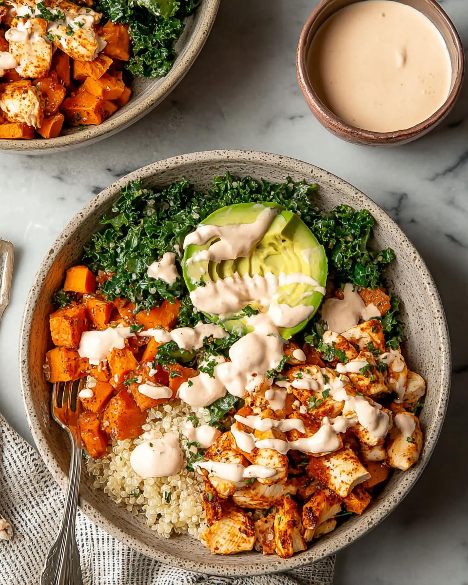 Chicken and Sweet Potato Bowls