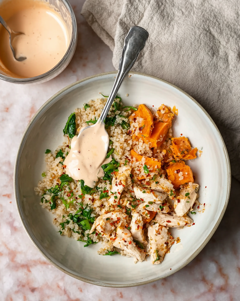 Chicken and Sweet Potato Bowls