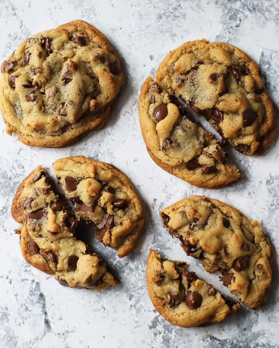 Soft and chewy Chocolate Chip Cookies stacked on a plate, similar to Choc Chip Cookies and Homemade Cookies.