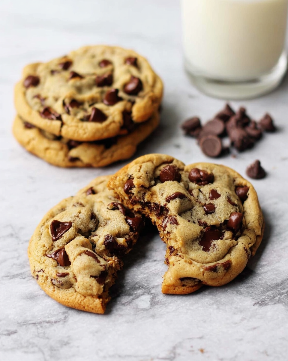 Freshly baked Chocolate Chip Cookies with melty chocolate, perfect for Best Cookie Recipes and Chocolate Chip Desserts.