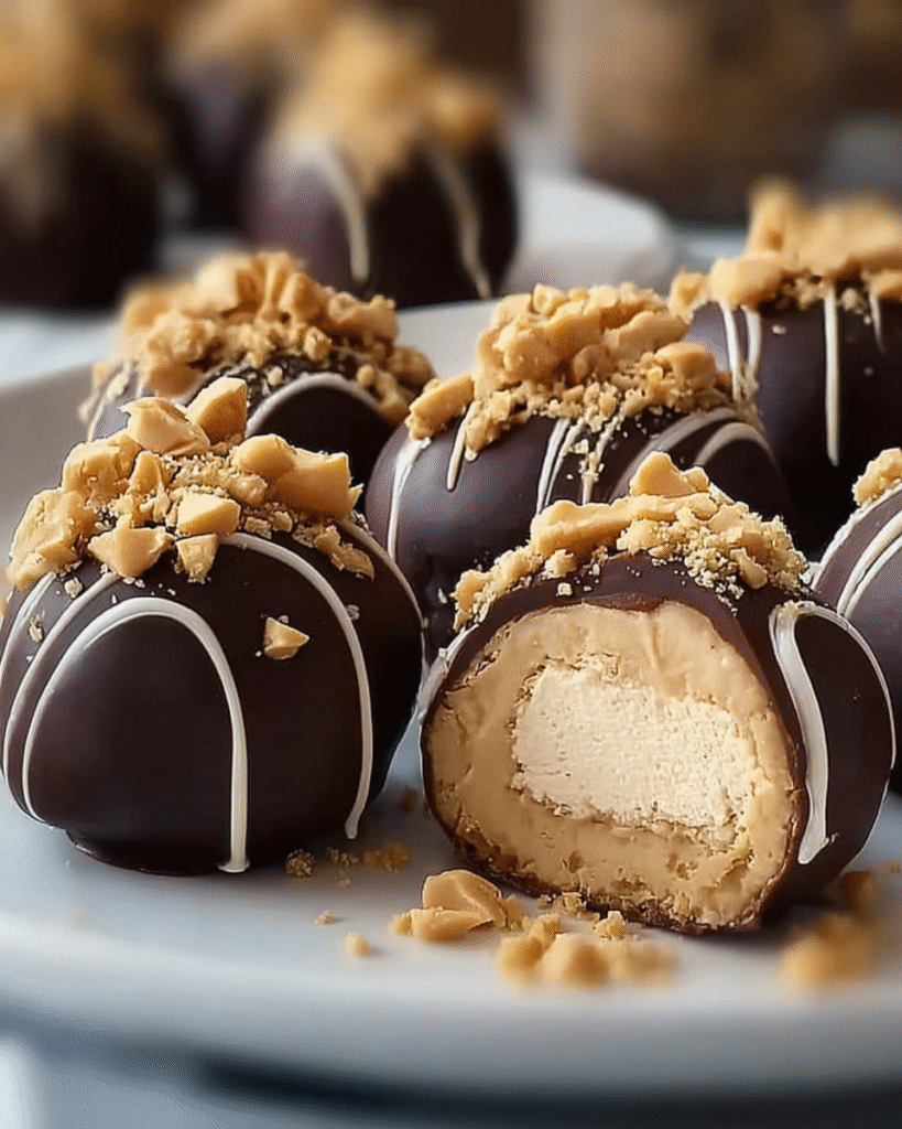 No-Bake Peanut Butter Cheesecake Balls