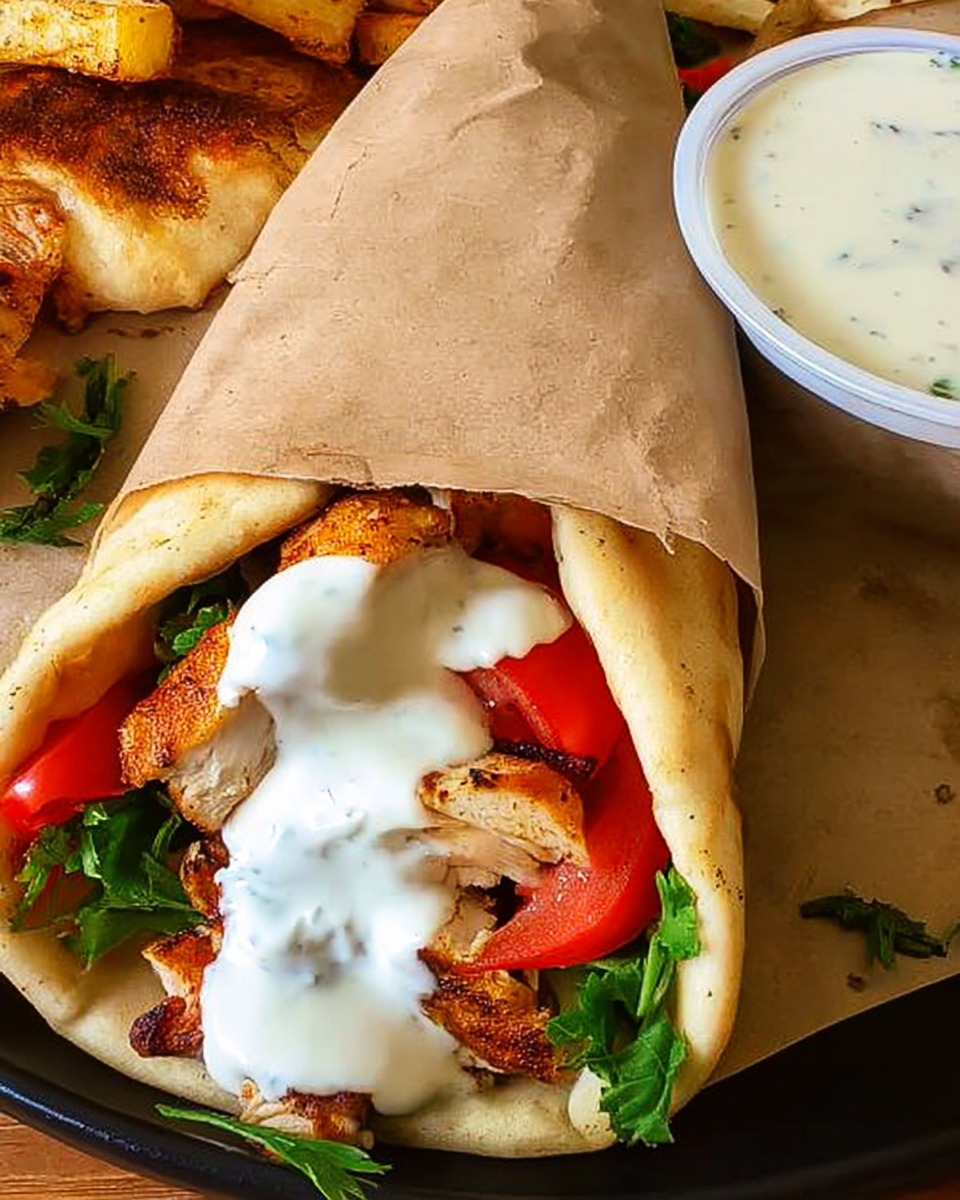 Chicken Shawarma with Garlic Sauce