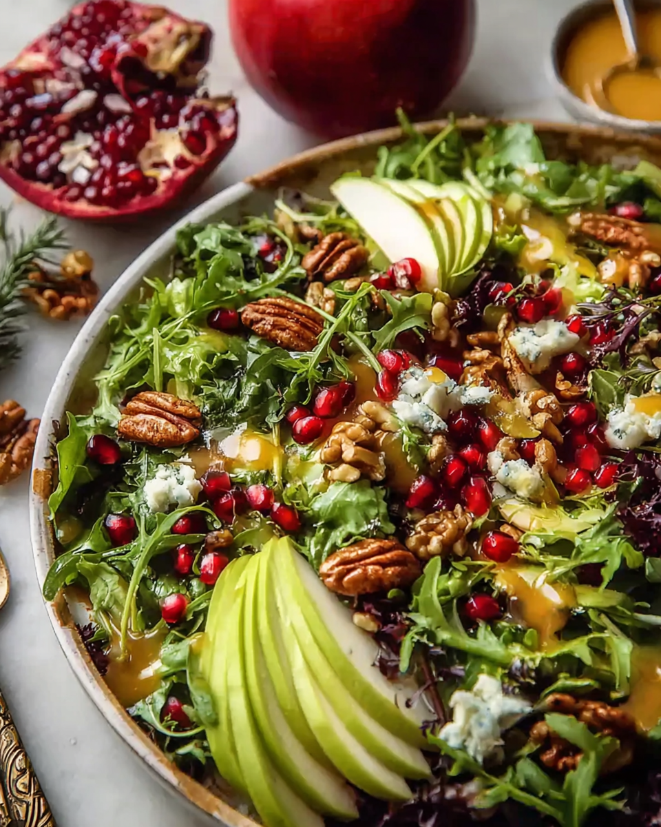 Show-stopping winter Christmas salad for festive holiday meals