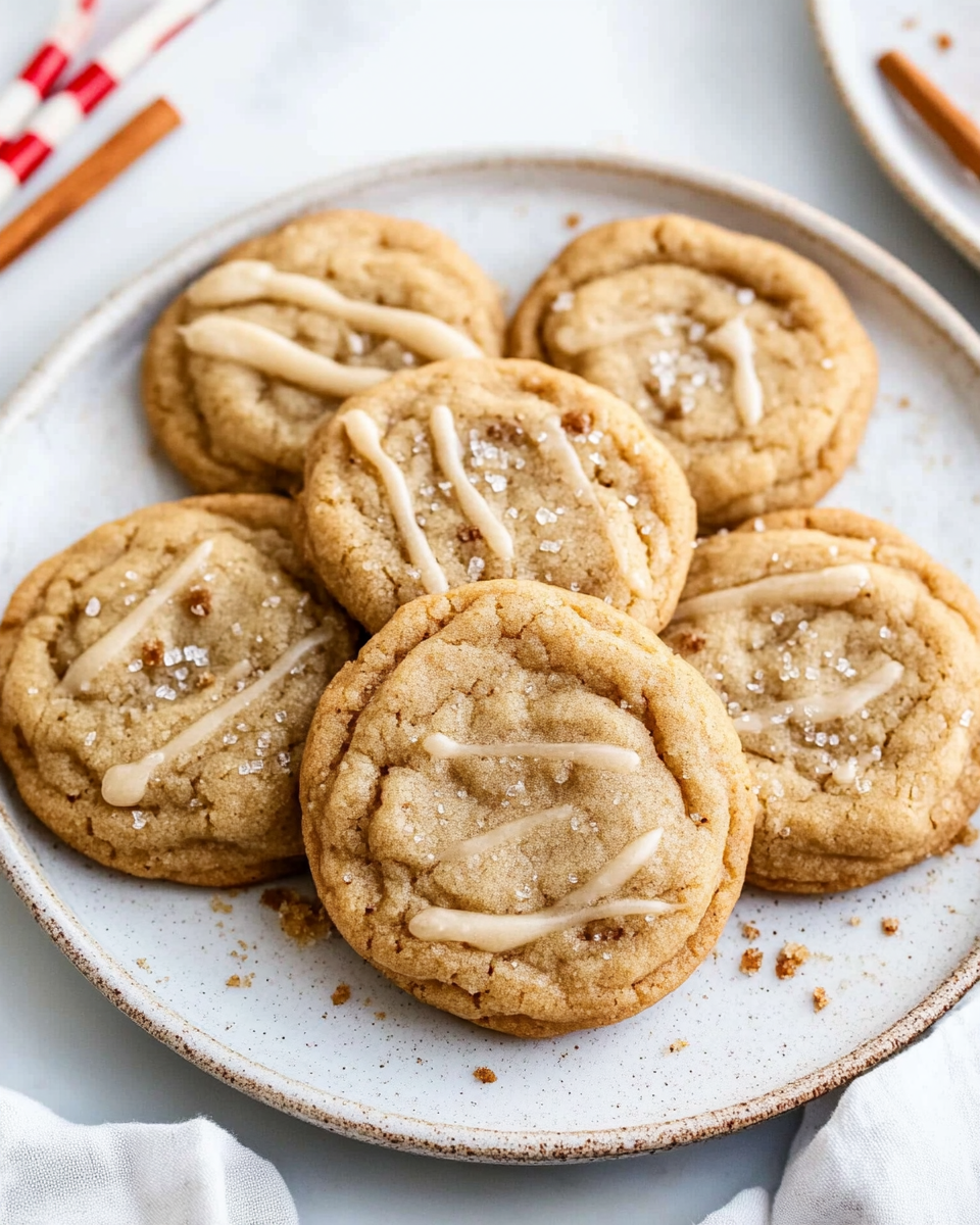 Soft maple brown sugar cookie with glaze