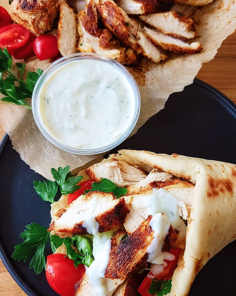 Chicken Shawarma with Garlic Sauce