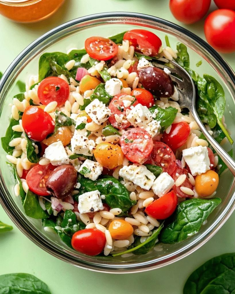 Mediterranean Orzo Salad: Discover Its Fresh Flavors! - Inspireds Recipes