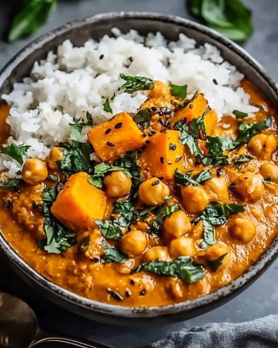 Sweet Potato and Chickpea Curry