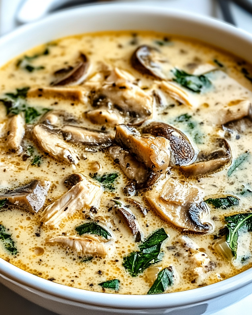 Rotisserie Chicken Mushroom Soup