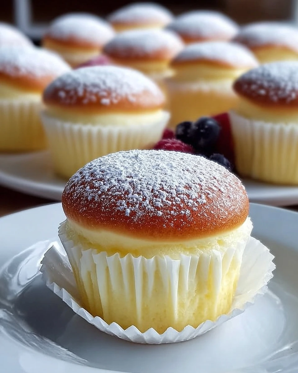 Japanese Cotton Cheesecake Cupcakes