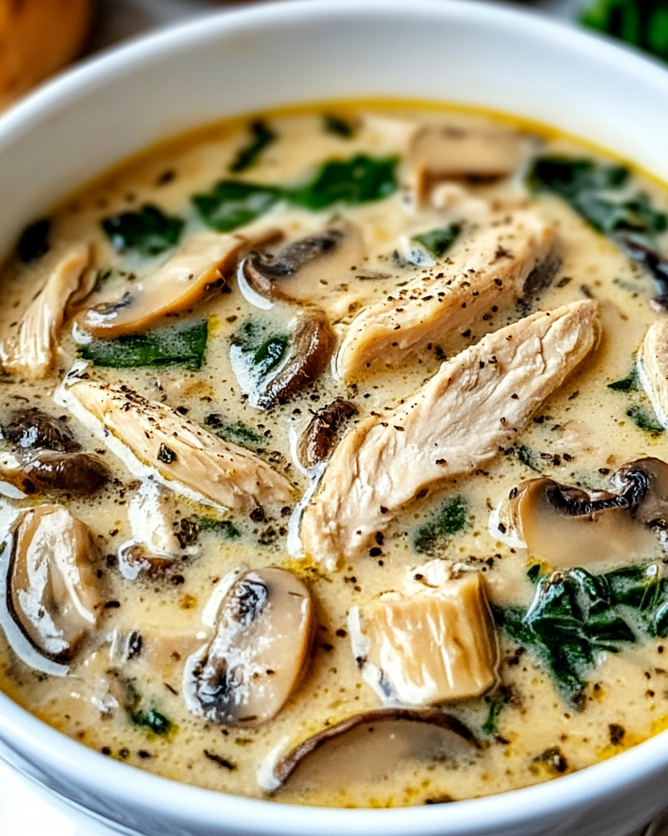Rotisserie Chicken Mushroom Soup